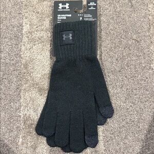 Under Armour Black Knit Gloves